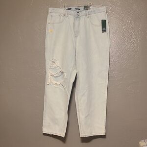 Wild Fable Womens Juniors Light Blue Distressed Jeans NWT Size 17/30